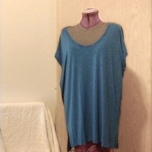 OLD NAVY luxe tunic top. XL Tall. Cobalt blue